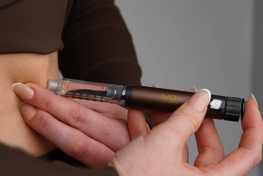 how to use the nad+ injection pen